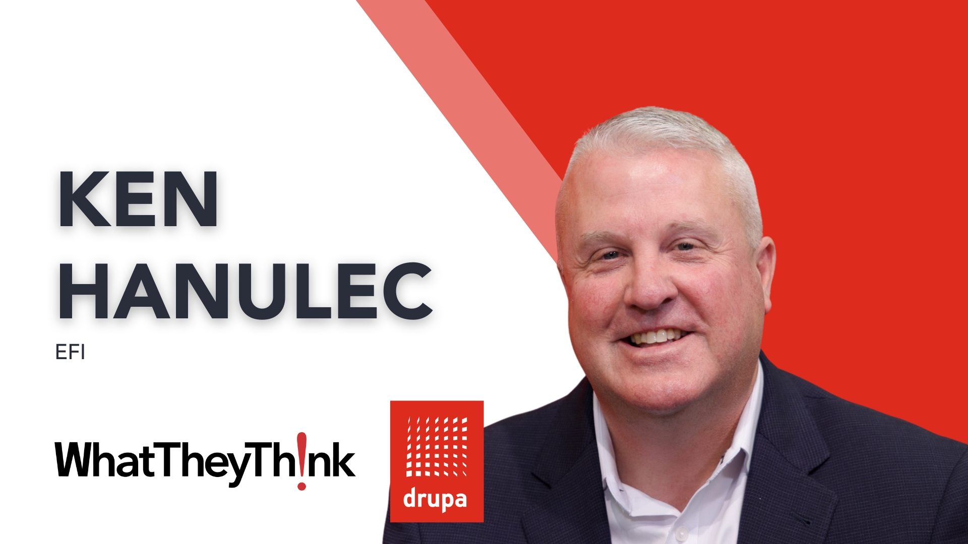 EFI's Ken Hanulec at drupa