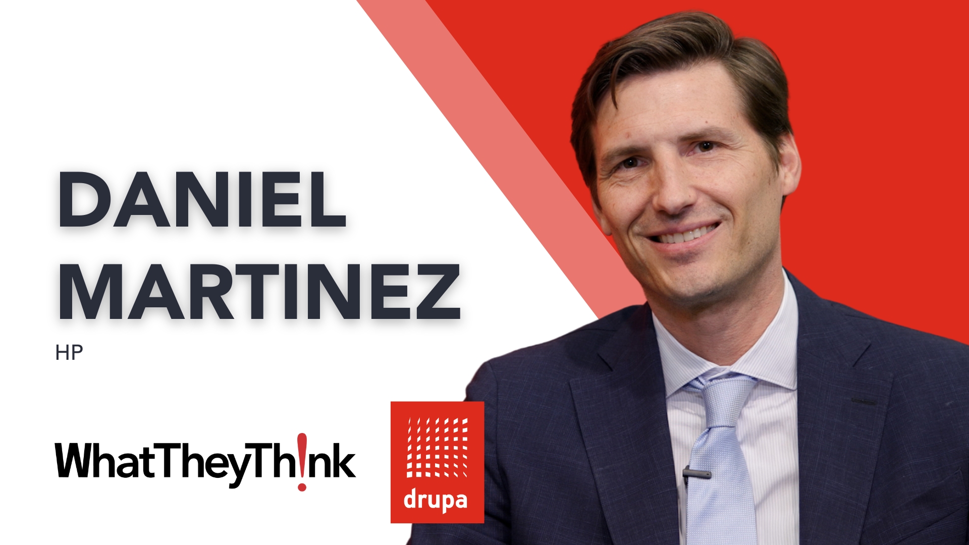 HP's Daniel Martinez at drupa