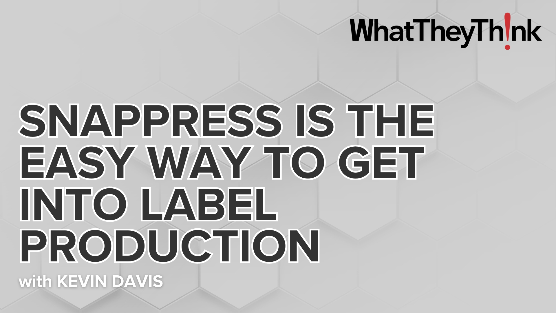SnapPress Is the Easy Way to Get into Label Production