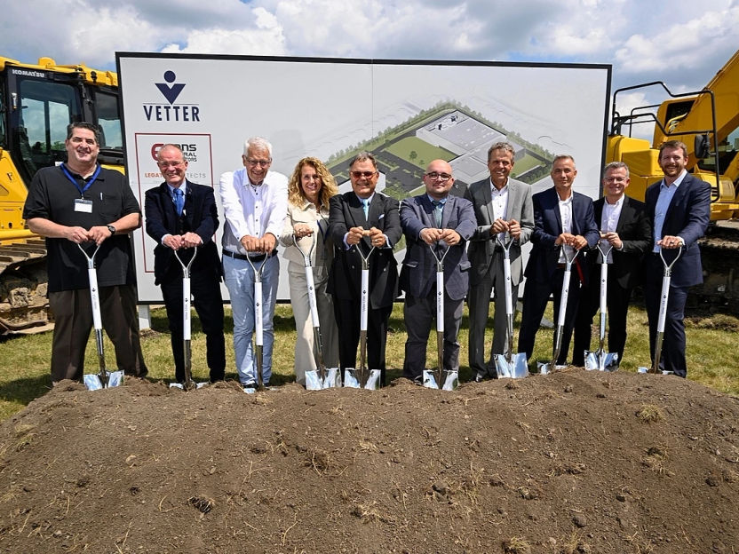 Vetter Marks the Start of New Clinical Site Con­struction with Ground­breaking Ceremony - Vetter continues to expand in the US