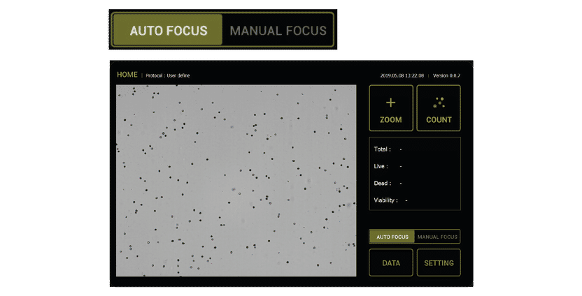 Auto focus & Manual focus